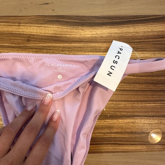 LA HEART bikini bottom in lavender - Picture 2 of 4